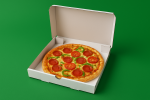 Pizza Kutusu Beyaz - Görsel 2